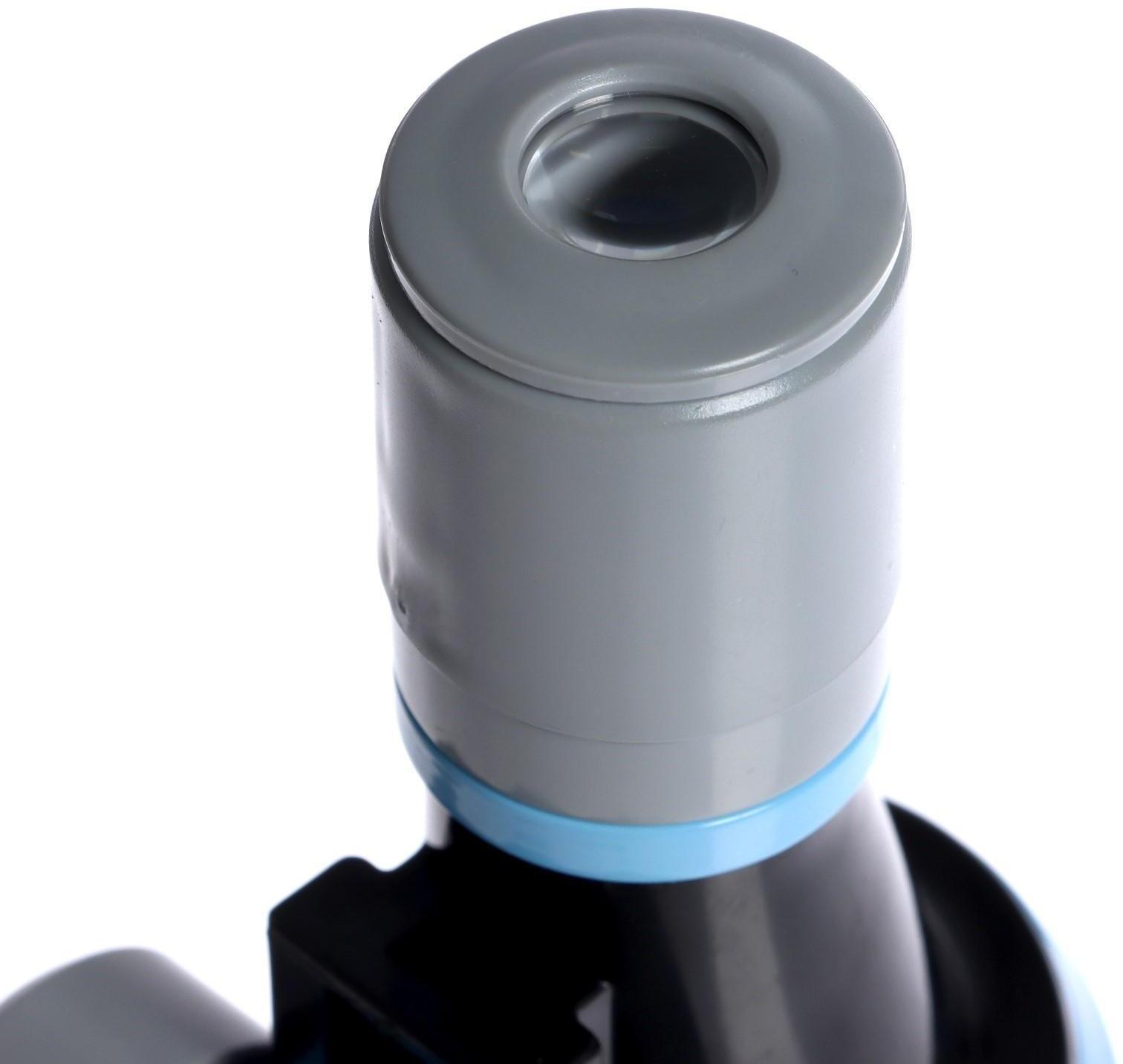 Микроскоп детский «Юный ботаник», кратность х100, х400, х1200, подсветка