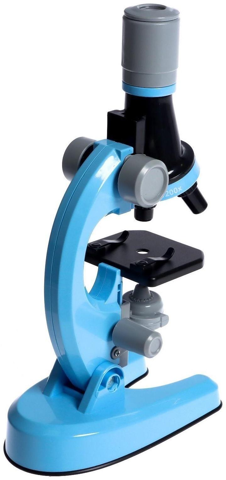 Микроскоп детский «Юный ботаник», кратность х100, х400, х1200, подсветка