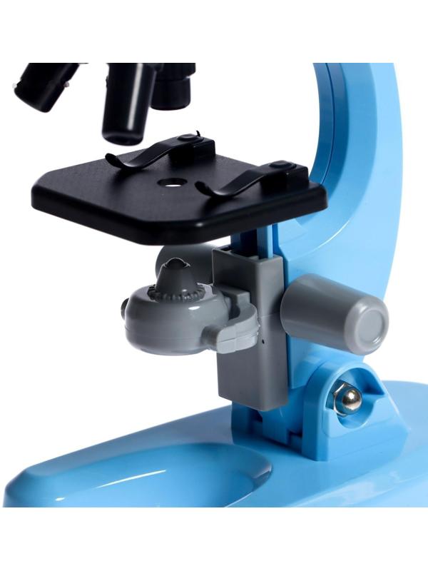 Микроскоп детский «Юный ботаник», кратность х100, х400, х1200, подсветка