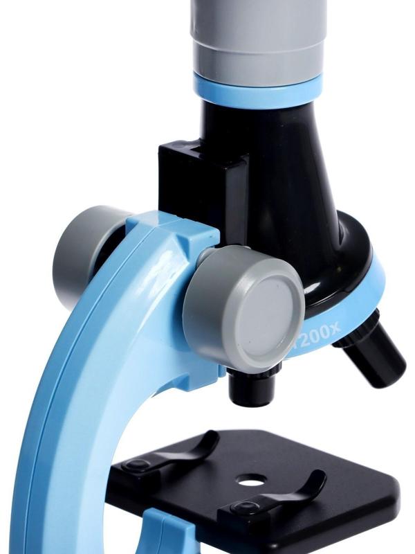 Микроскоп детский «Юный ботаник», кратность х100, х400, х1200, подсветка