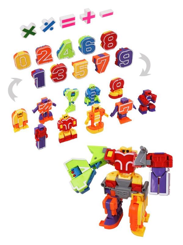 Набор роботы-трансформеры, в комплекте предметов 16шт., коробка
