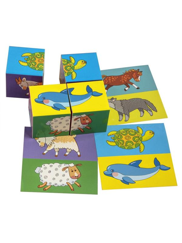 Умные кубики Половинки. 4 шт