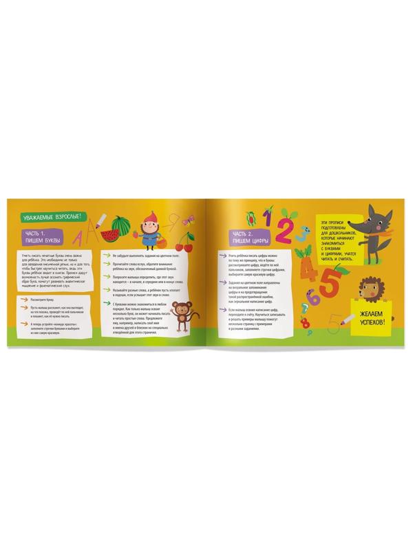 Прописи IQ. Пишем буквы и цифры