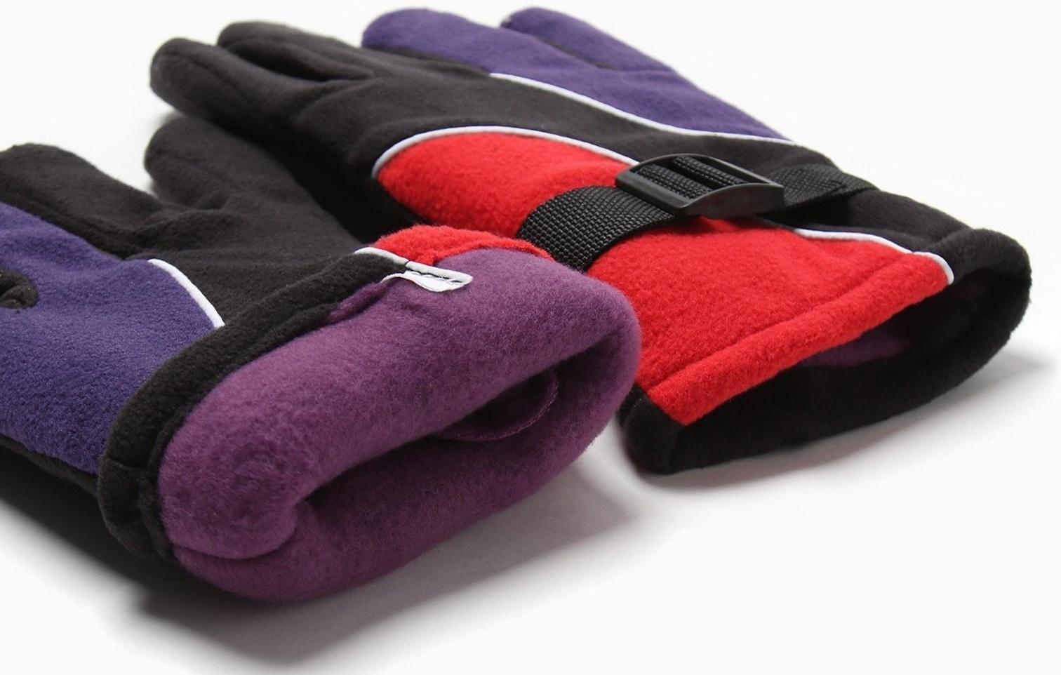 Перчатки мужские двухслойные MINAKU цв. красный, р-р 26 см