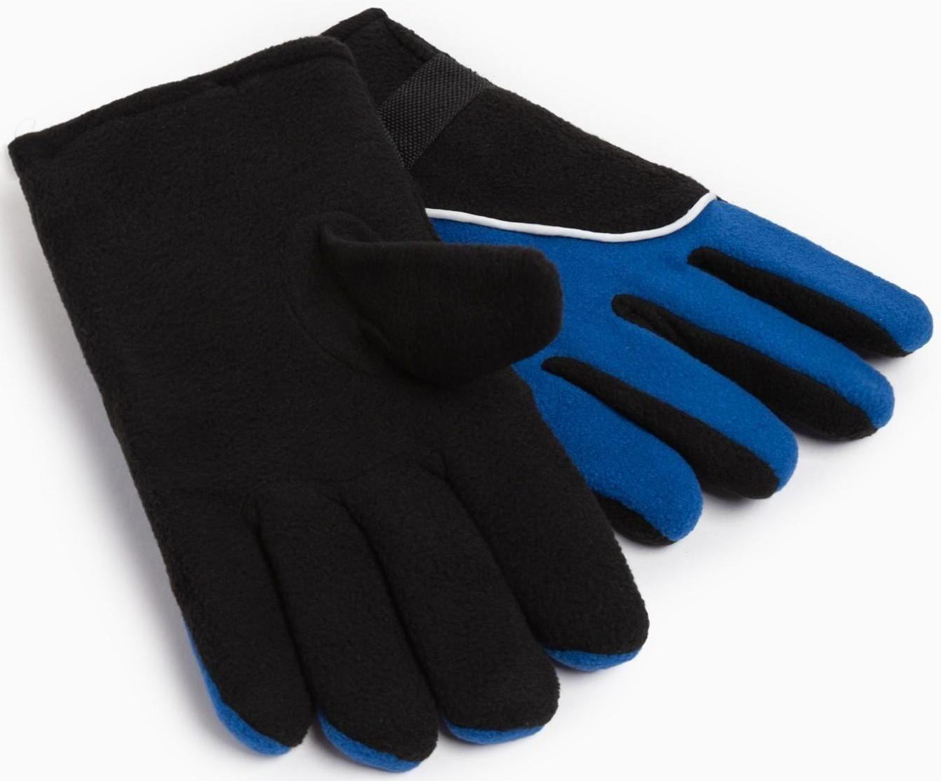 Перчатки мужские двухслойные MINAKU цв. синий, р-р 26 см