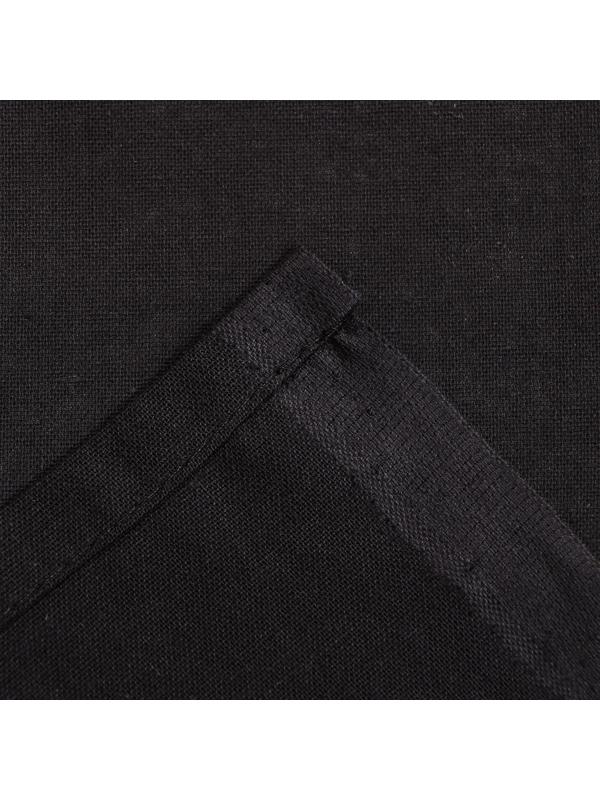 Простыня Этель 220*215, цв.черный, 100% хлопок, поплин 125г/м2