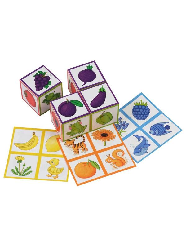 Умные кубики Что какого цвета? 4 шт