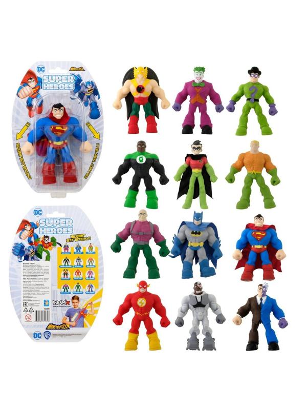 Игрушка MONSTER FLEX SUPER HEROES, тянущиеся фигурки 15см, 12 видов в ассорт.