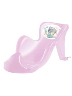 Горка для купания детей с аппликацией ME TO YOU розовый