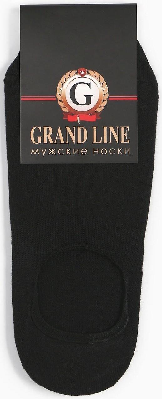 Носки-подследники мужские, цвет чёрный, размер 27-29