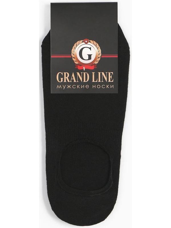 Носки-подследники мужские, цвет чёрный, размер 27-29