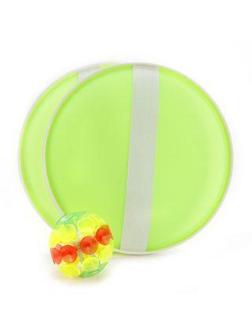 Игра с липучкой, 2 тарелки+шарик со светом на липучке, батар.AG3*3шт. вх. в
компл.в ассорт., в ассор