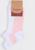 Носки женские, цвет белый/розовый, размер 23