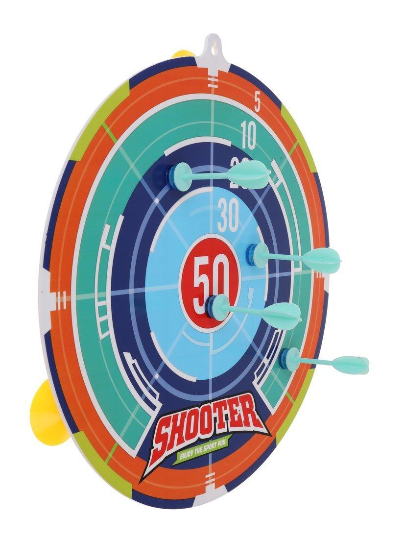 Игр.набор Тир, в комплекте: дартс, пистолеты 2шт., пули 10шт., дротики 4шт.,
коробка