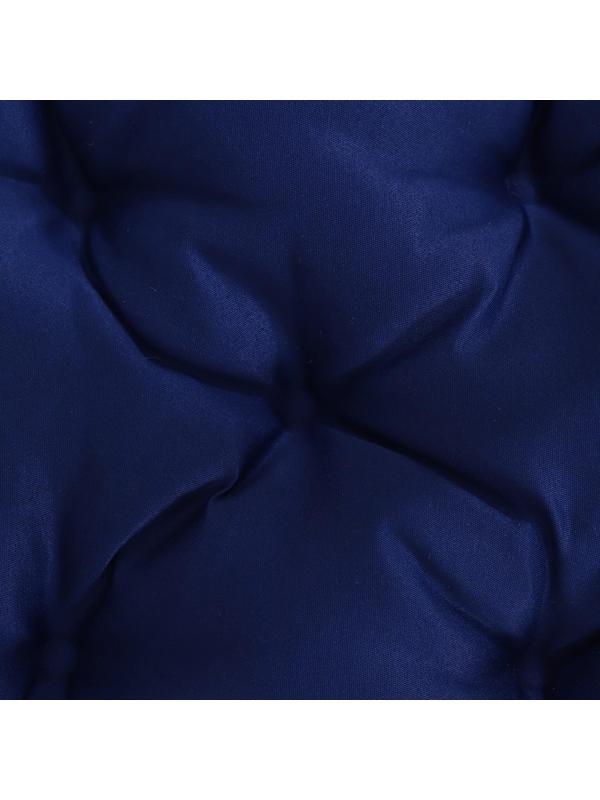 Набор подушек для стула непромокаемых, 40х40см 2 шт, цвет тёмно-синий, файберфлекс, грета 20%, пэ