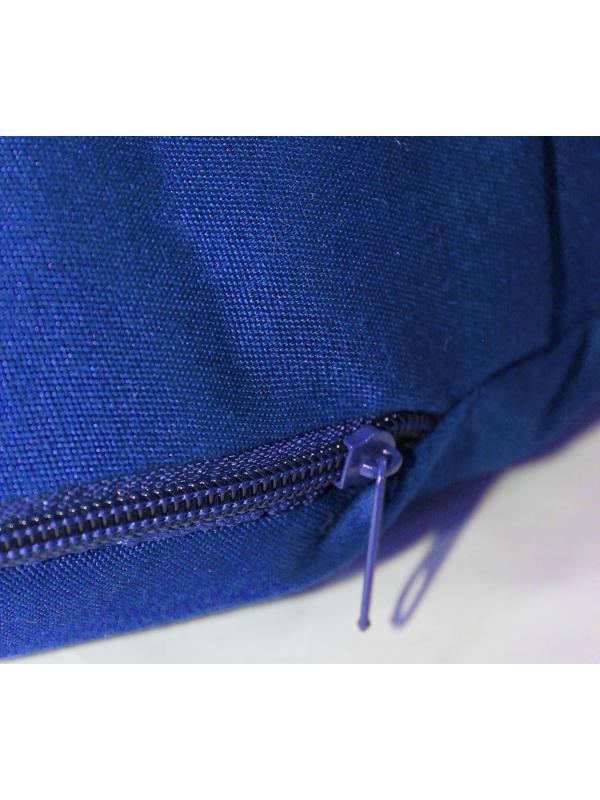 Подушка круглая на кресло непромокаемая, размер D60 см, цвет василек, файберфлекс, грета 20%, полиэстер 80%