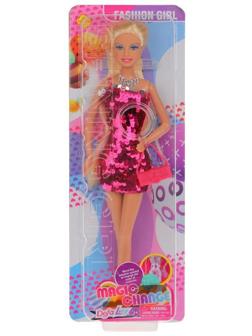 Игровой набор Красотка DEFA. с розовыми двусторонними пайетками, в компл.1
аксесс., блистер