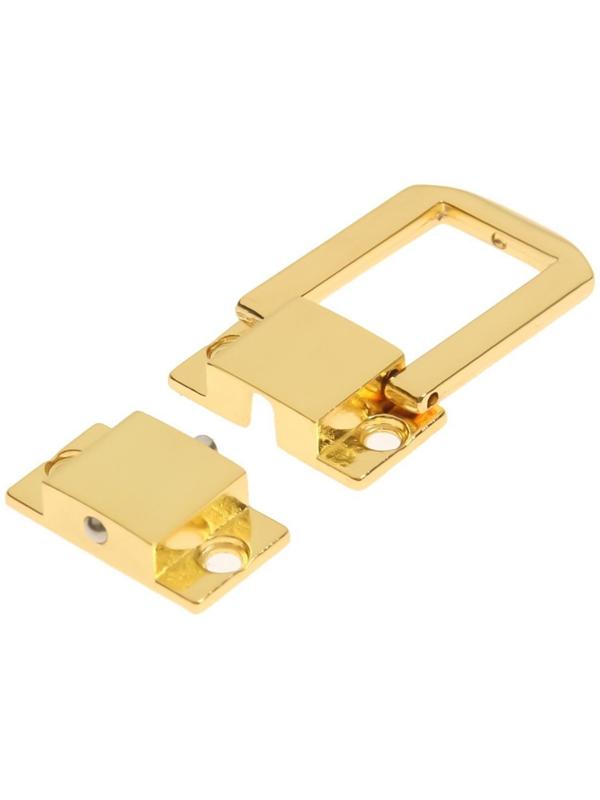 Замок-защелка на ящик ZM01, 3,2х2,5 см, цвет золото