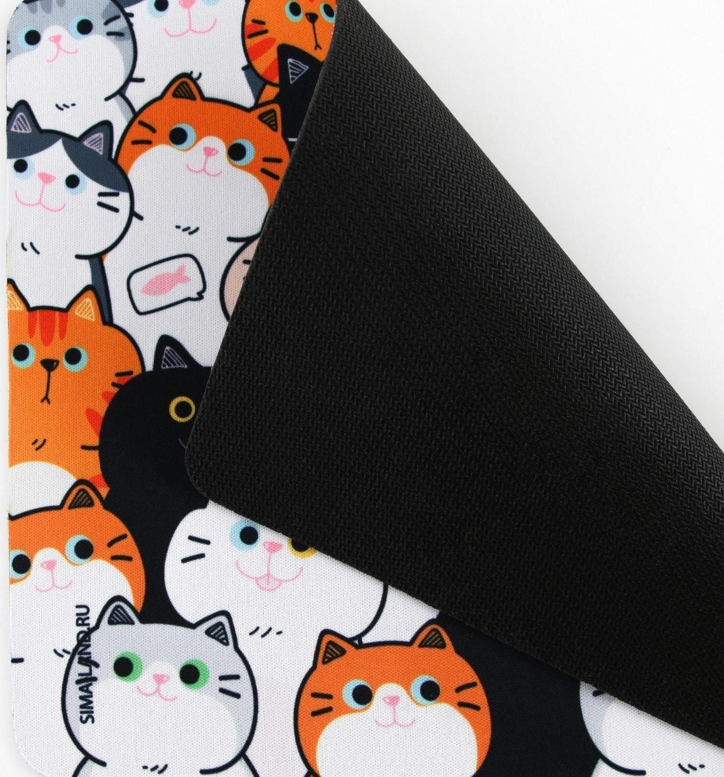 Коврик для компьютерной мыши «Котята», 22 х 18 см