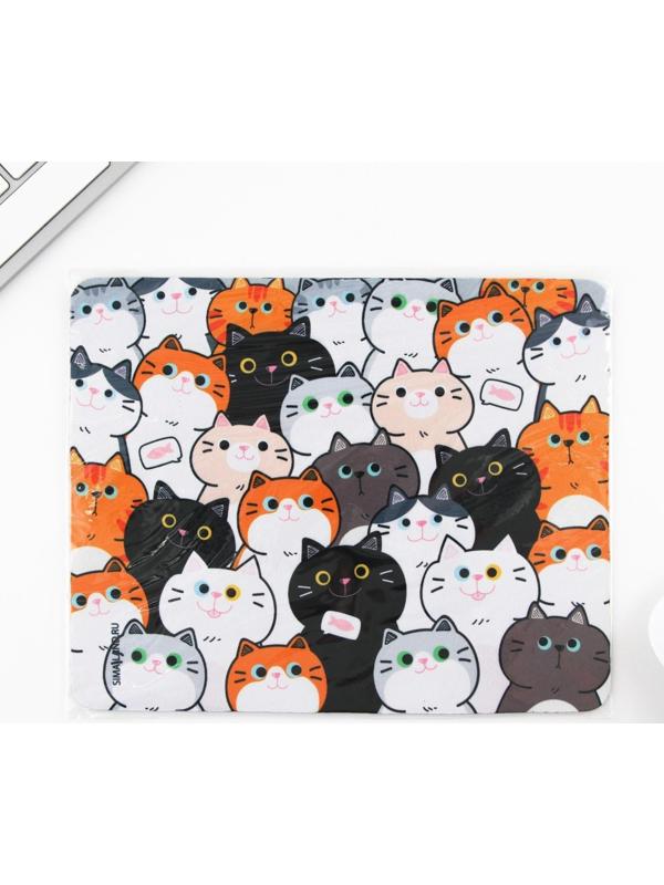 Коврик для компьютерной мыши «Котята», 22 х 18 см