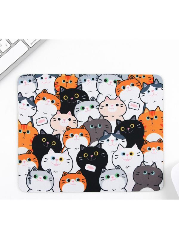 Коврик для компьютерной мыши «Котята», 22 х 18 см