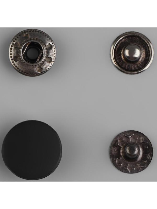 Кнопки установочные, Альфа, d = 12 мм, цвет золотой матовый