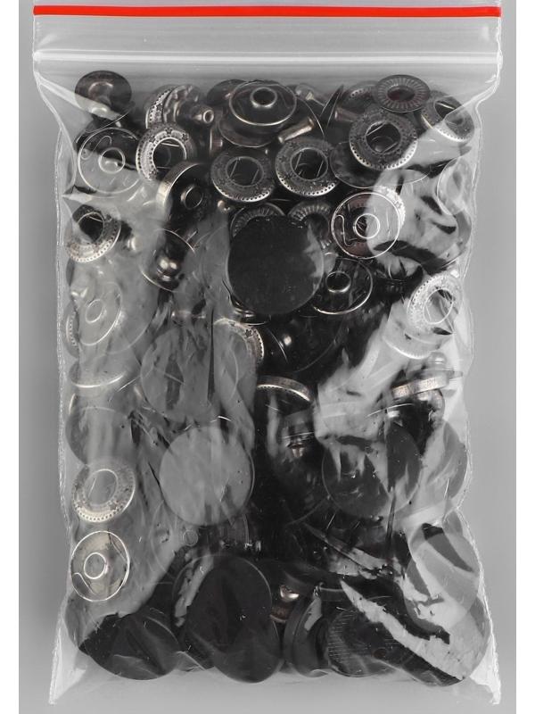 Кнопки установочные, Альфа, d = 17 мм, цвет чёрный матовый