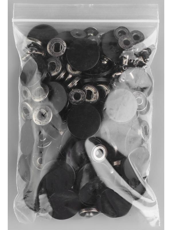 Кнопки установочные, Альфа, d = 20 мм, цвет чёрный матовый