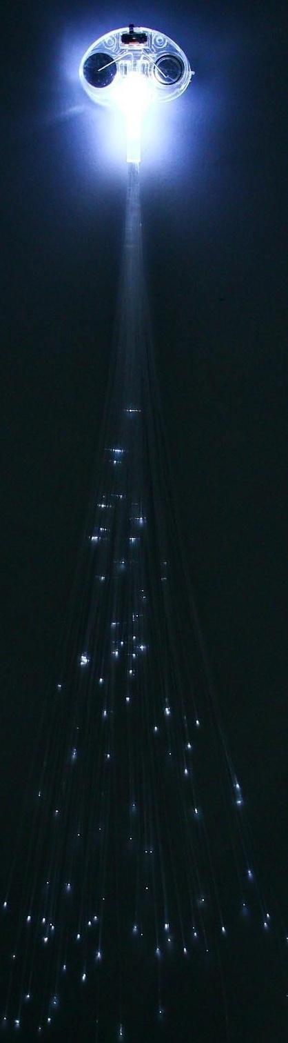 Светящаяся прядь для волос «Самой милой девочке», длина 33 см