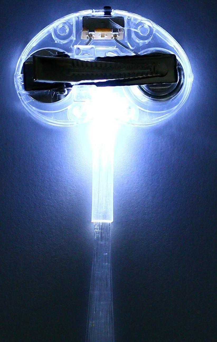 Светящаяся прядь для волос «Самой милой девочке», длина 33 см