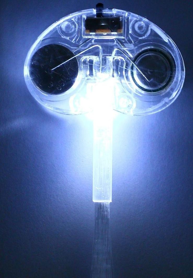 Светящаяся прядь для волос «Самой милой девочке», длина 33 см