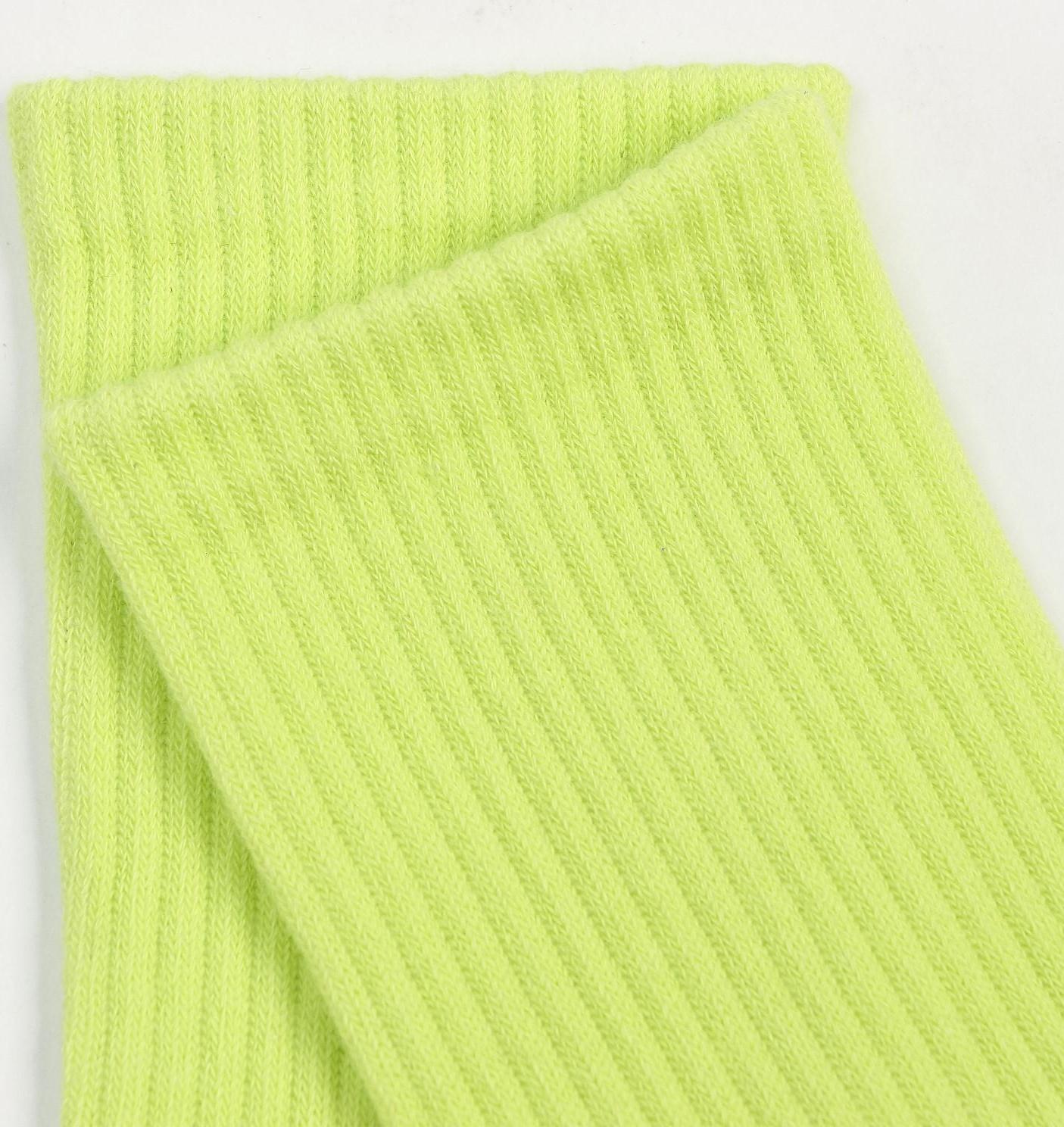 Носки, цвет салатовый, размер 25-27