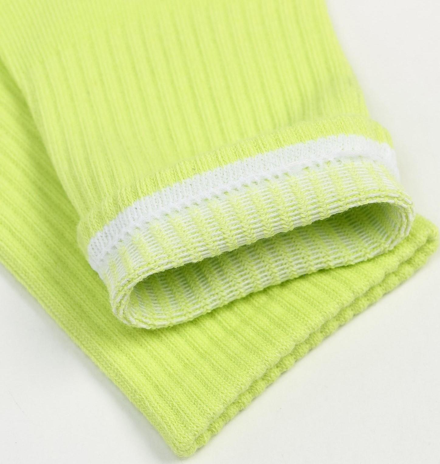 Носки, цвет салатовый, размер 25-27