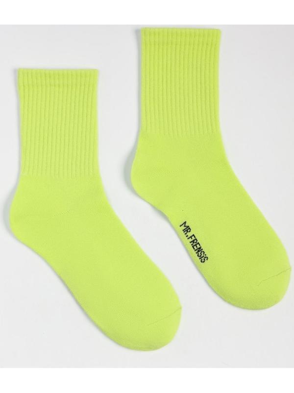 Носки, цвет салатовый, размер 25-27