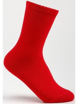 Носки, цвет красный, размер 25-27