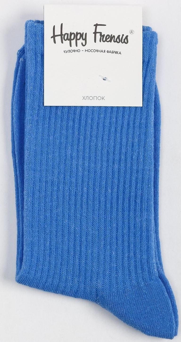 Носки, цвет голубой, размер 25-27
