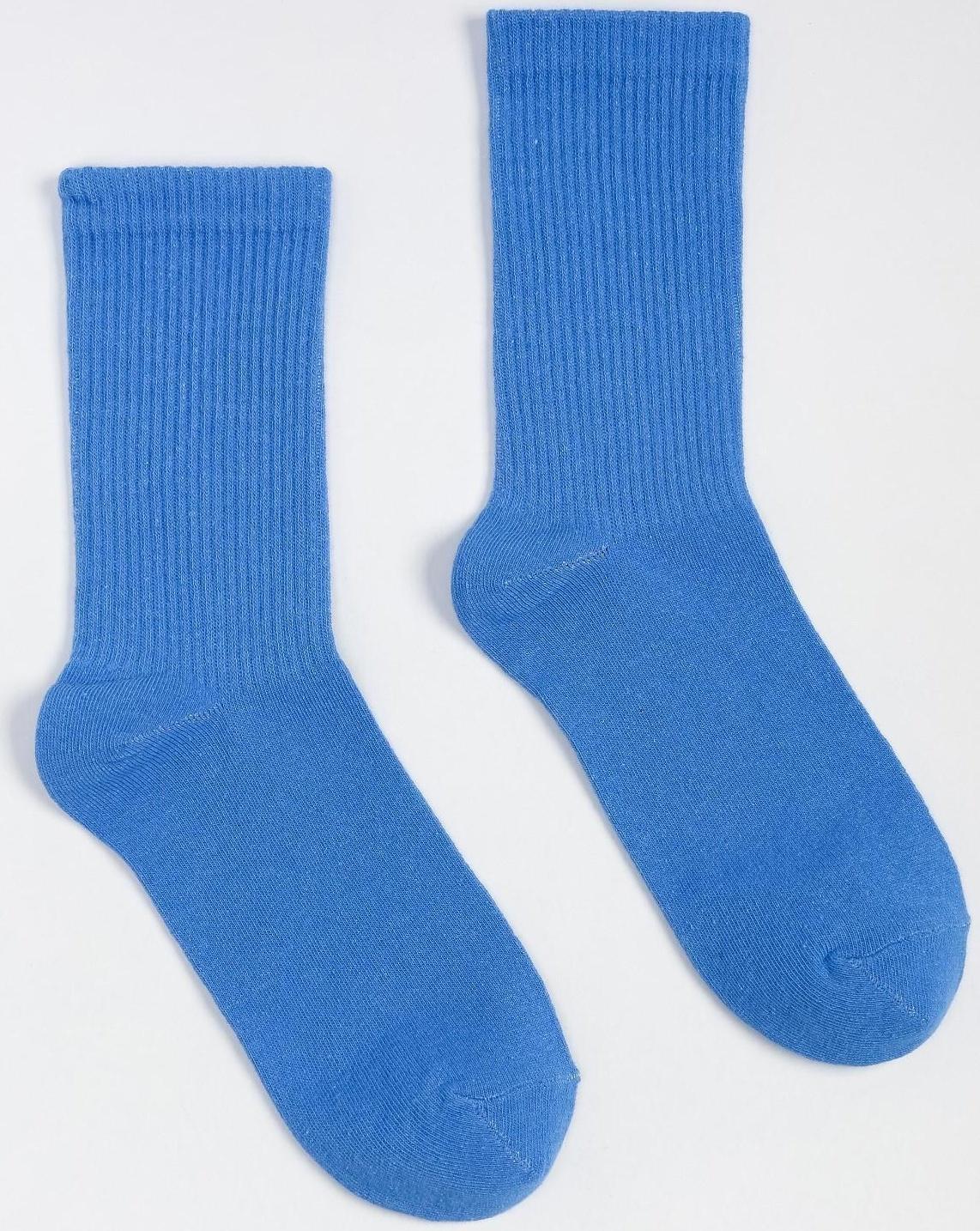 Носки, цвет голубой, размер 25-27