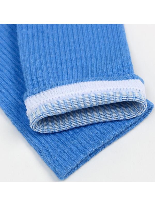 Носки, цвет голубой, размер 25-27