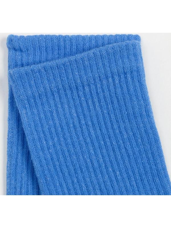 Носки, цвет голубой, размер 25-27