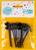 Шпажки «Шляпа», в наборе 12 штук, цвет чёрный