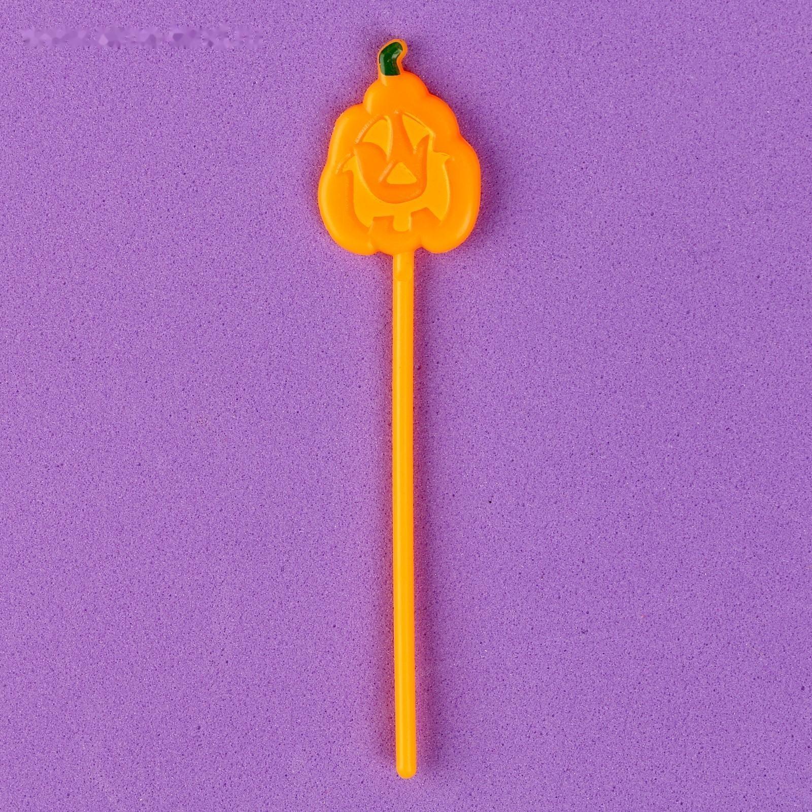 Шпажки «Тыква», в наборе 12 штук, цвет оранжевый