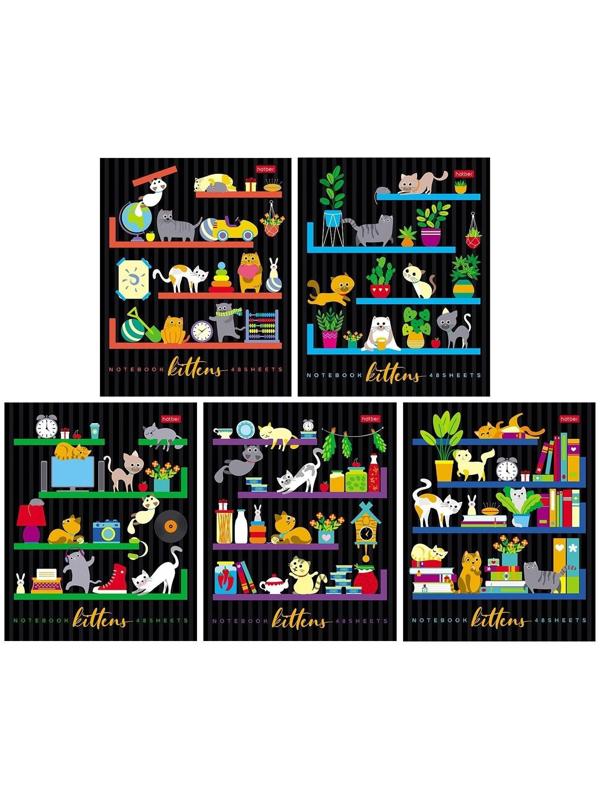 Тетрадь А5, 48 листов в клетку 