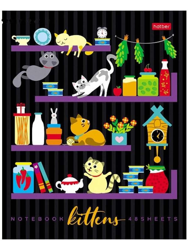 Тетрадь А5, 48 листов в клетку 