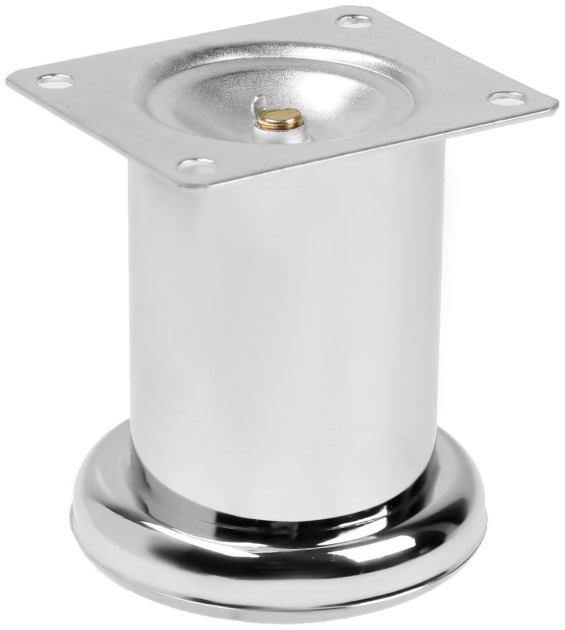 Опора мебельная OM001CR ТУНДРА, 50х80 мм, цвет хром