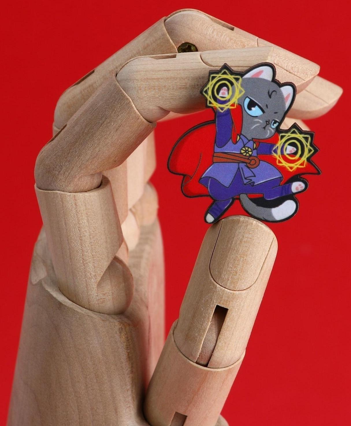 Значок деревянный «Время-сейчас важно», 3,7 х 3,9 см