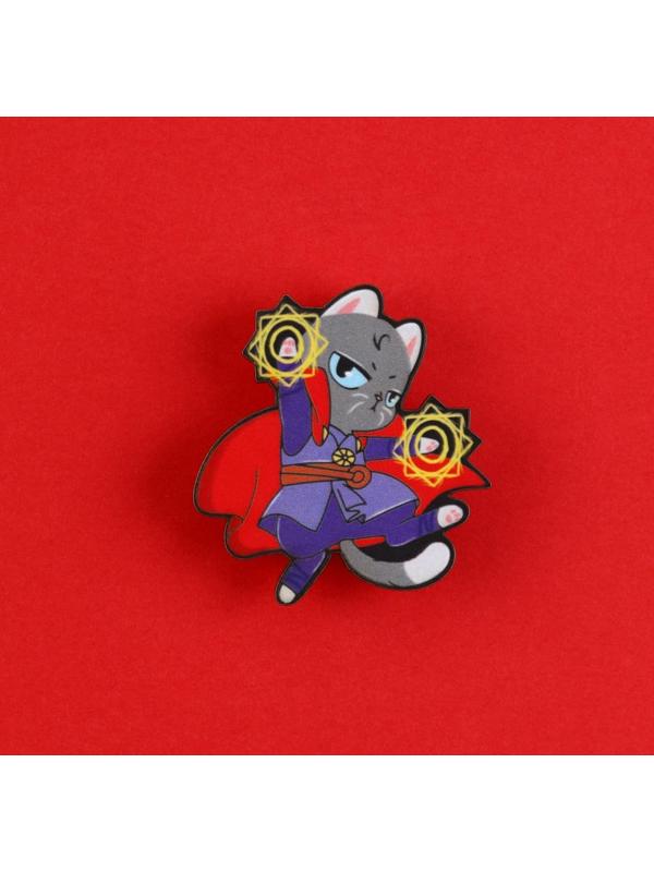 Значок деревянный «Время-сейчас важно», 3,7 х 3,9 см