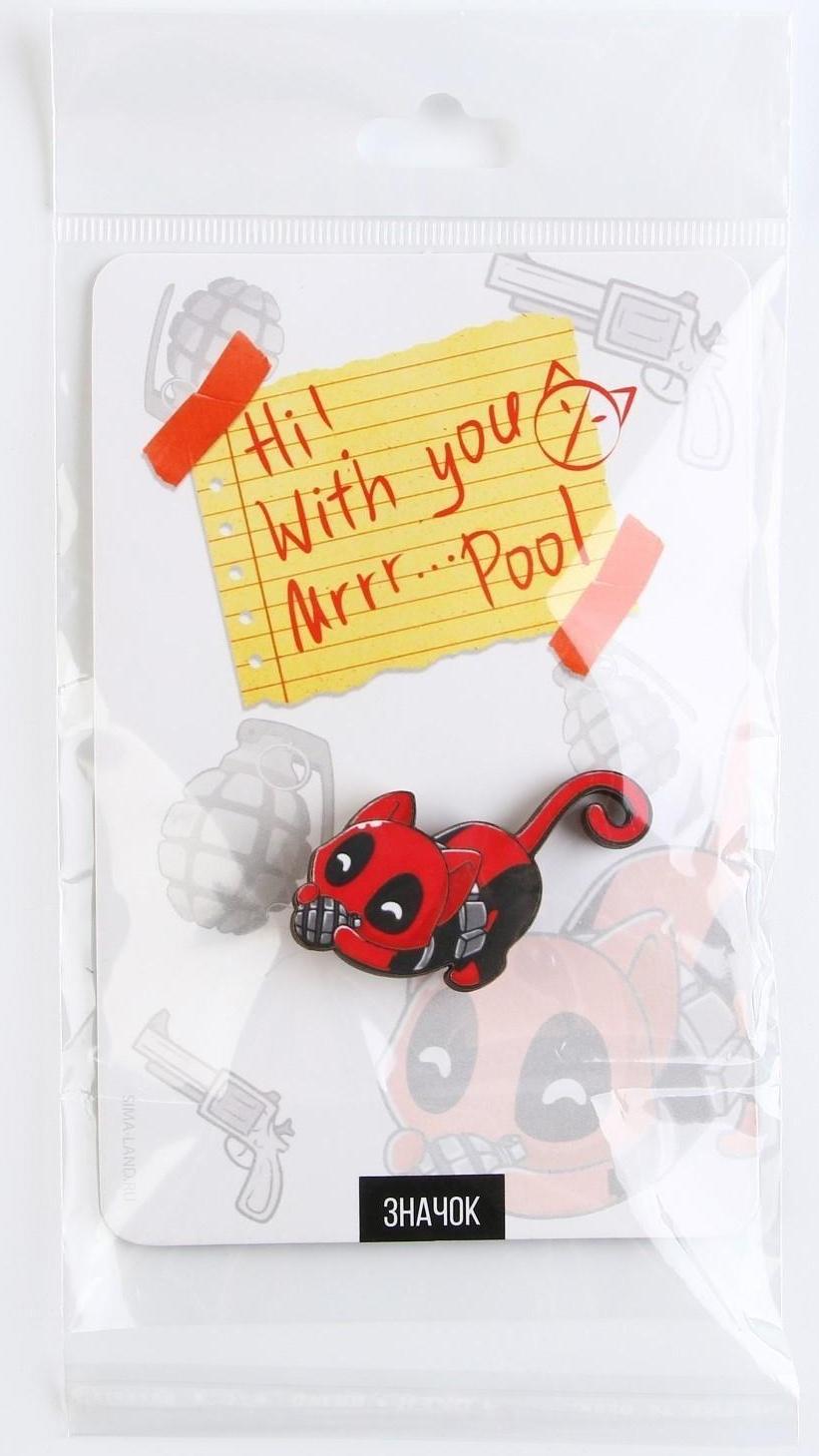 Значок деревянный «Mr. Pool», 3,4 х 3,7 см