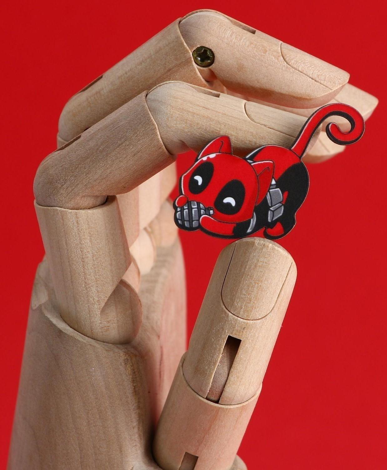 Значок деревянный «Mr. Pool», 3,4 х 3,7 см