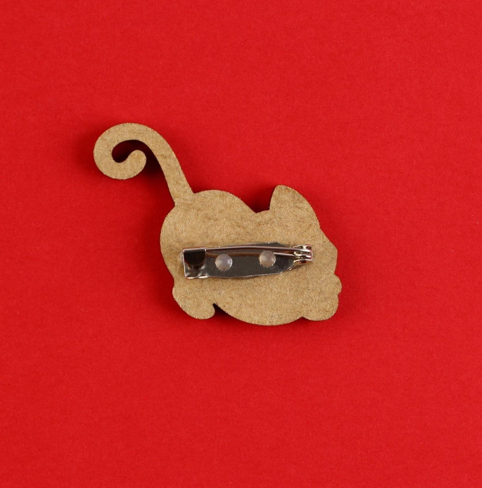 Значок деревянный «Mr. Pool», 3,4 х 3,7 см