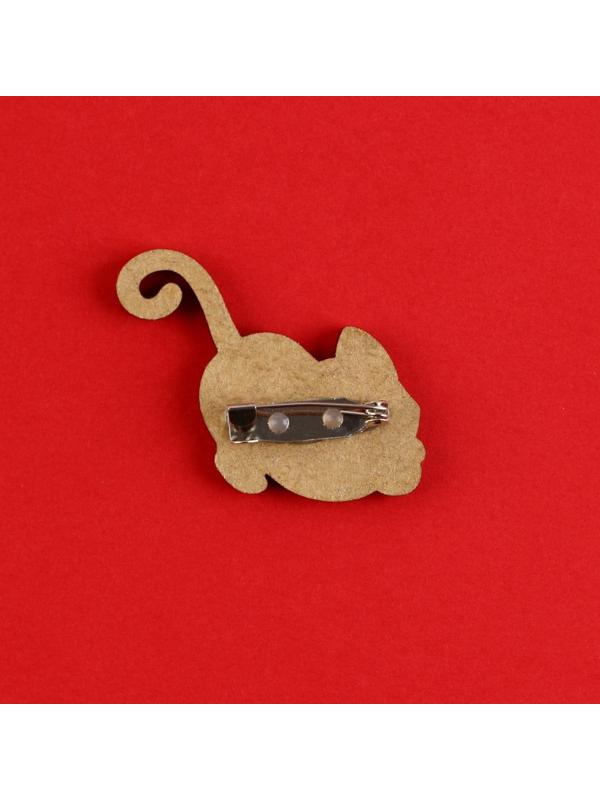 Значок деревянный «Mr. Pool», 3,4 х 3,7 см